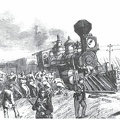 Corning - the construction gang righting overturned cars, under the protection of the militia.jpg