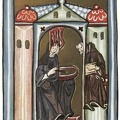 Hildegard receiving the light from Heaven