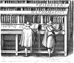 Bookcases in the library of the University of Leiden