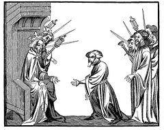 King Charlemagne receiving the Oath of Fidelity