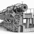 Krupp's 15.6 Breech-loading Gun (breech open)