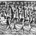 Roman Soldiers on Bridge of boats