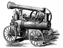 Frick portable steam engine of 1877