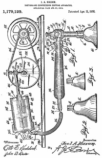 Patent for a complex cupping pump