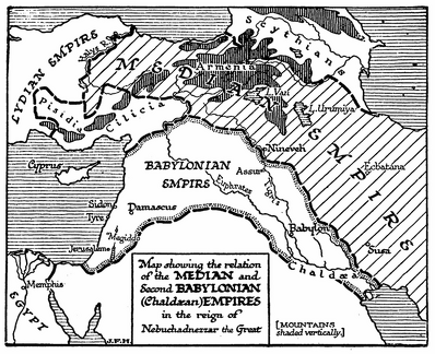 Median and Second Babylonian Empires (in Nebuchadnezzar’s Reign)