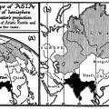 Comparative Maps of Asia under Different Projections