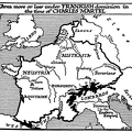 Frankish Dominions in the Time of Charles Martel