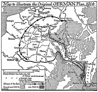 The Original German Plan, 1914