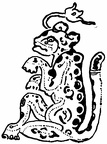 Jaguar in Dresden Codex