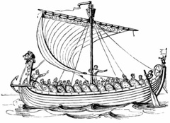 A Ship in the time of King Alfred