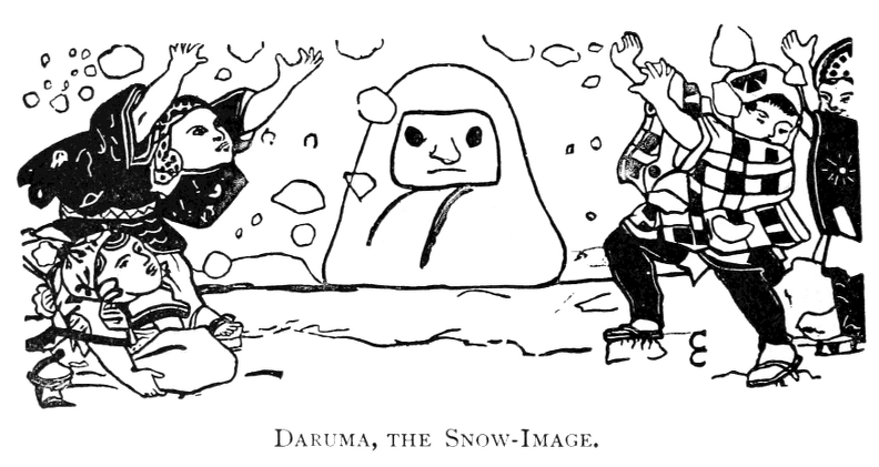 Daruma, the Snow-Image