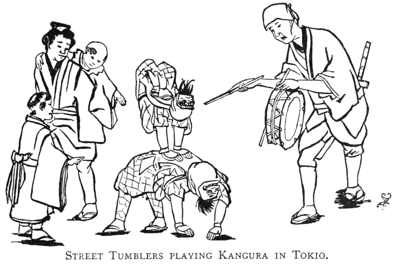 Street Tumblers playing Kangura in Tokio
