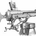 Hotchkiss Revolving Cannon for shell fire