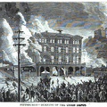 Pittsburgh - Burning of the union depot