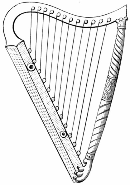 Harp, ninth century