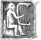 Ancient Irish harp