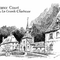 Entrance court to La Grande Chartreuse