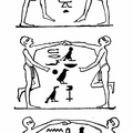 The hieroglyphics describe the dance