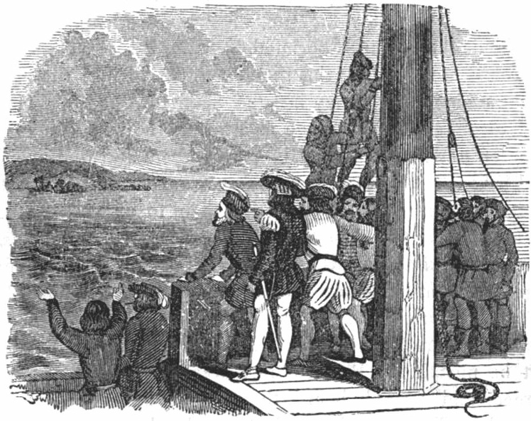 First sight of land from Columbus' ship.jpg