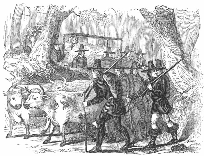 The Settlers emigrating to Connecticut