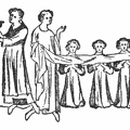Administering holy communion with the Housel cloth