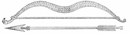 Saxon Bow and Arrow.—X. Century