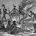 Australian Natives Burning their Dead