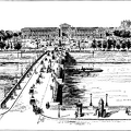 One of the bridges across the Seine,—showing the Place de la Concorde and the Tuileries in the distance
