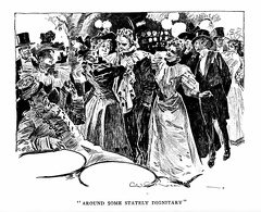 Around some stately dignitary