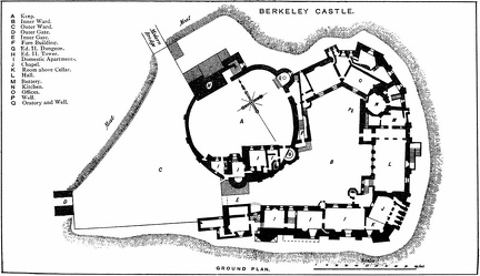 Berkeley Castle, Plan