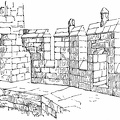 Caernarvon Castle, Battlements