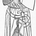 Anglo-Norman knight, after a tomb from 1277