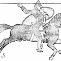 An 11th century knight, after the Bayeux tapestry