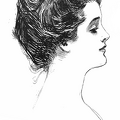 Lady in profile