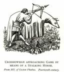 Crossbowman approaching game