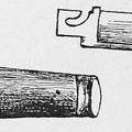Gum Scraper's Knife, constructed so that blade can be replaced when worn out