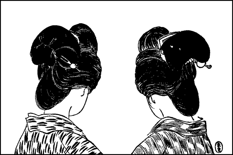 The shimada and ‘rounded chignon.’