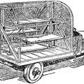 A type of extemporised motor ambulance favoured by the French and Belgians