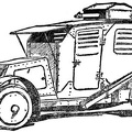 A ‘Charron’ armoured car with machine gun