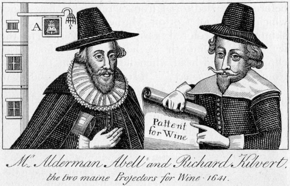 Mr. Alderman Abell and Richard Kilvert, the two maine Projectors for Wine, 1641.jpg