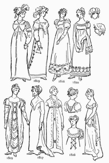 Womens fashion 1806 - 1820