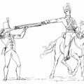 The Cavalry man making point to the right
