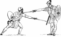 Technique of Roman soldier