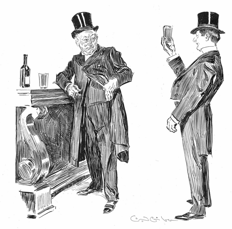 Two men drinking 2