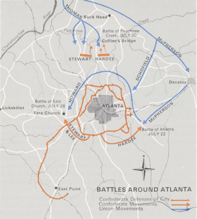 Battles Around Atlanta
