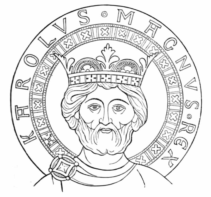 Charlemagne crowned