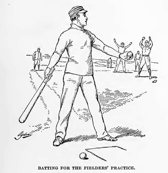 Batting for fielders' practice.jpg