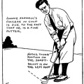 Farrell and his putting stance