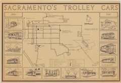 Sacramento Trolley System Map