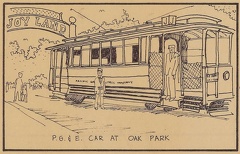 P.G. and E Car at Oak Park
